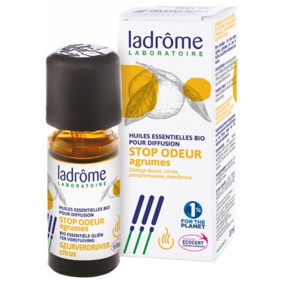 Bio ätherische Öle zur Diffusion Stop Geruch Zitrus Ladrôme - Flasche mit 10 ml