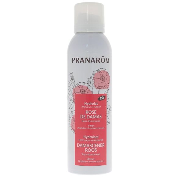 Bio Rosenwasser aus Damaskus Pranarôm - Spray mit 150 ml