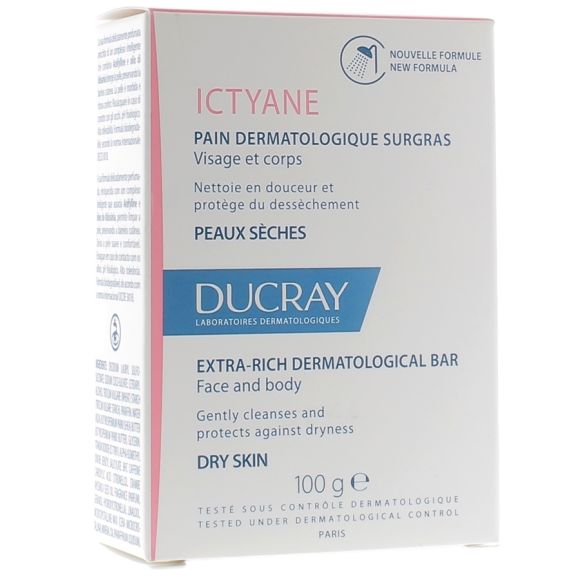 Ictyane Dermatologische Überfettungsseife Ducray - Seife von 100 g