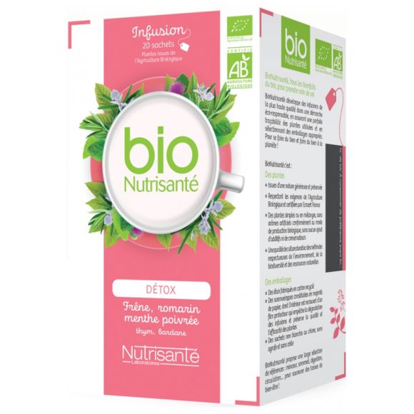 Bio Detox-Tee Nutrisanté - Box mit 20 Beuteln