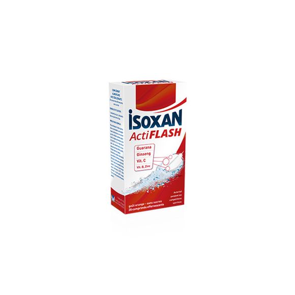 Isoxan actiFlash - Packung mit 28 Brausetabletten