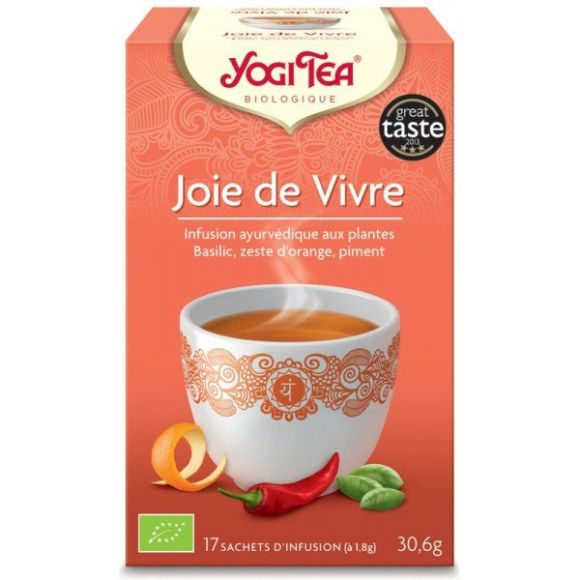 Freude am Leben BIO Yogi Tea - Box mit 17 Beuteln