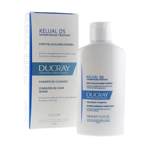 Kelual DS Shampoo gegen schwere Schuppenprobleme Ducray - Flasche mit 100 ml
