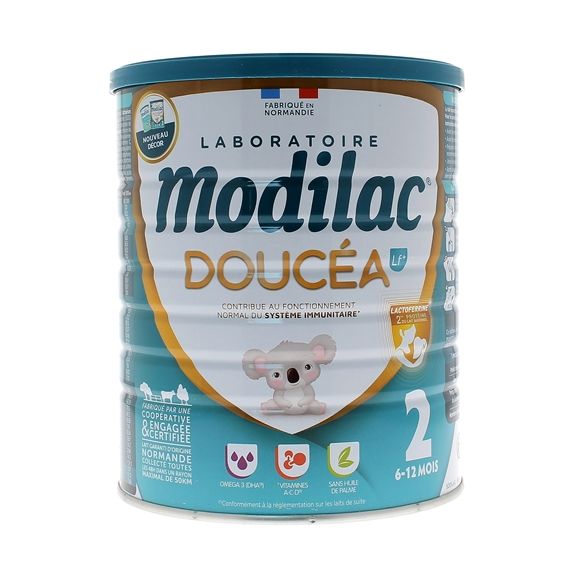 Milch 2. Alter Experte Doucéa Modilac - Dose von 820 g