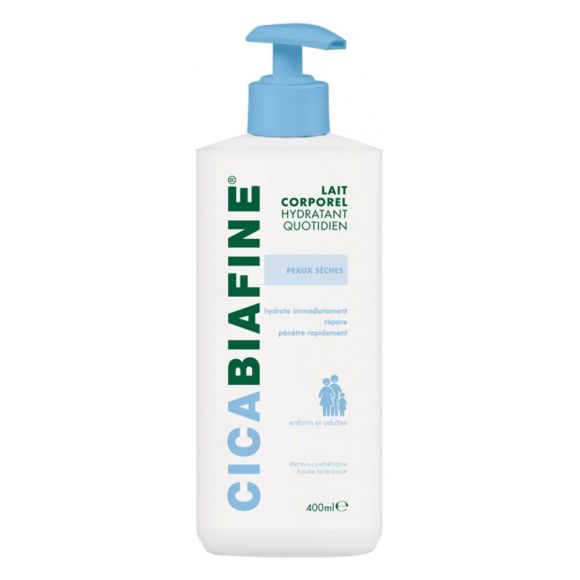 Tägliche feuchtigkeitsspendende Körperlotion Cicabiafine - Pumpflasche mit 400 ml