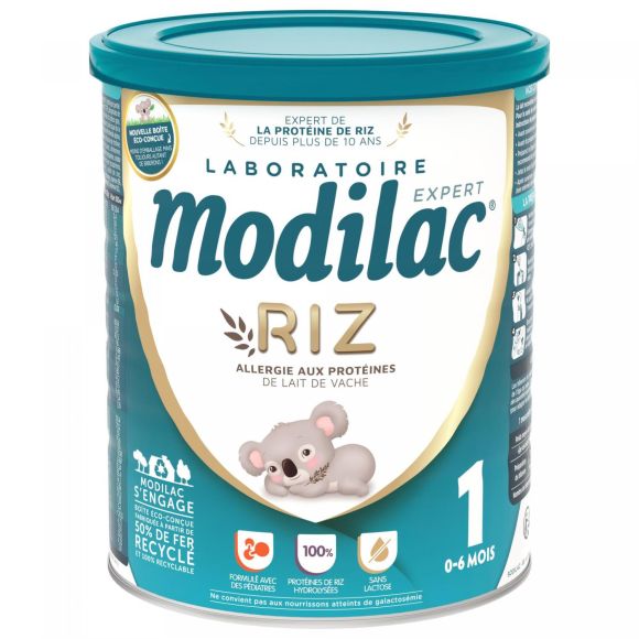 Reisdrinkpulver 1. Alter 0-6 Monate Modilac Expert - Dose mit 800 g