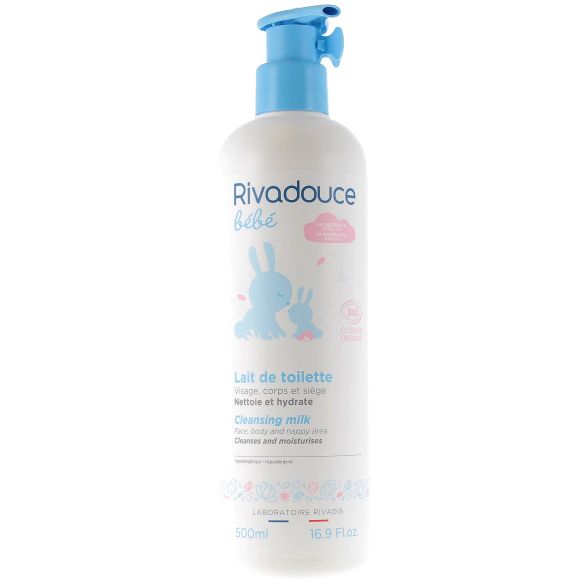Rivadouce Baby Toilettmilch - Pumpflasche mit 500 ml