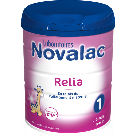 Relia 1. Alter Milchpulver (0-6 Monate) Novalac - 800g Dose