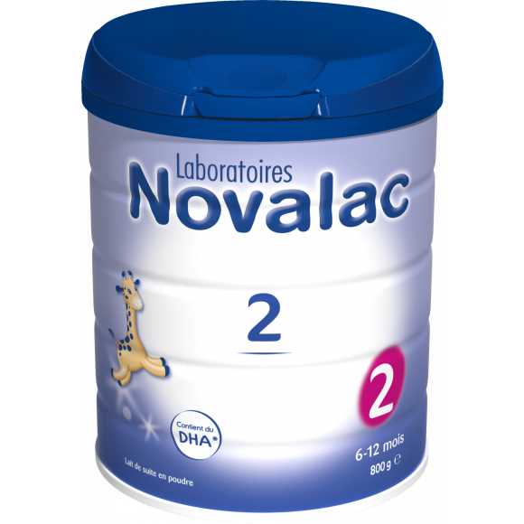 Novalac 2. Alter Stufe Milchpulver von 6 bis 12 Monaten - 800 g Dose