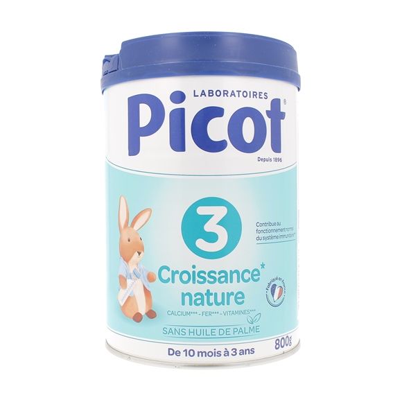Milchpulver 3. Alter Wachstum Natur Picot - Dose mit 800g