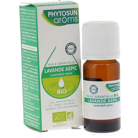 Ätherisches Öl Lavendel Aspic BIO Phytosun Arôms - Flasche mit 10 ml