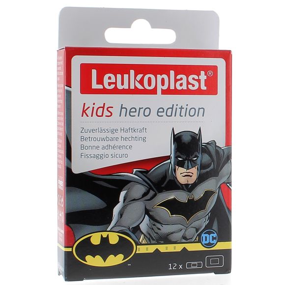 Leukoplast Kids Pflaster Batman Hero Edition BSN Medical - Box mit 12 Pflastern