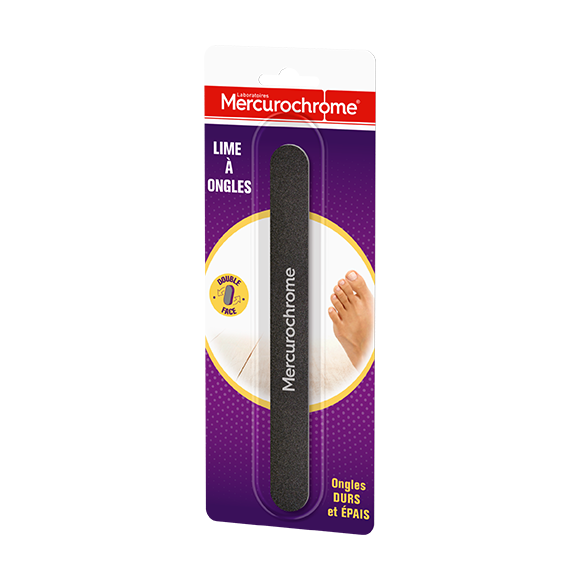 Nagelfeile Mercurochrome - eine Feile
