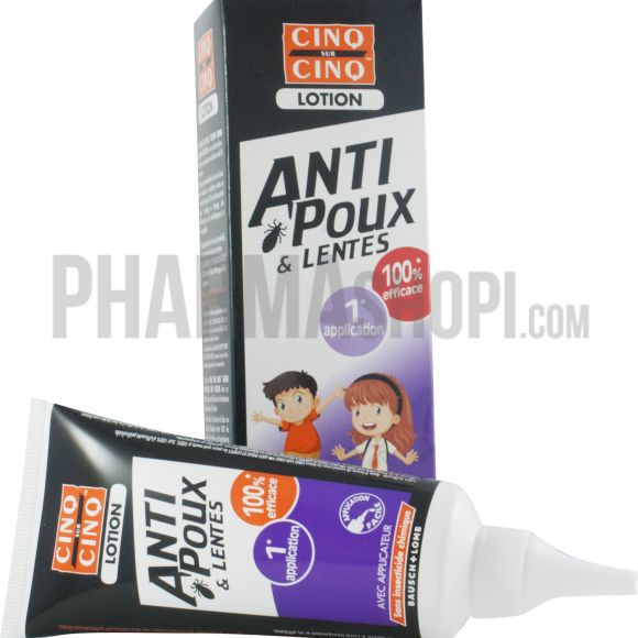Läuse- und Nissenlotion Cinq sur cinq - Flasche mit 100 ml