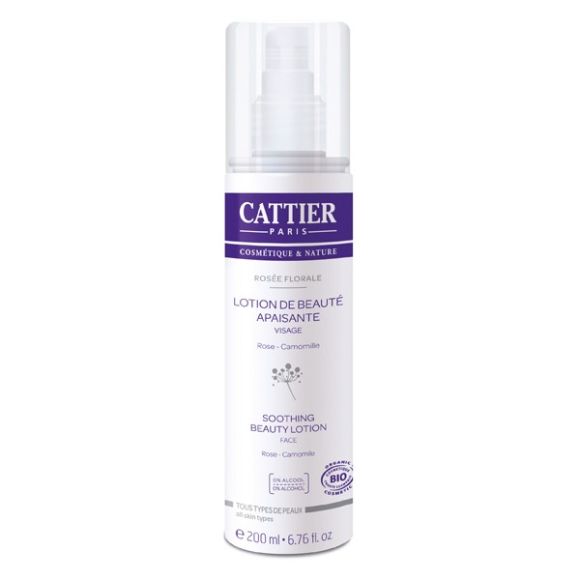 Bio-Rosenblüten beruhigende Lotion Cattier - Spray mit 200 ml
