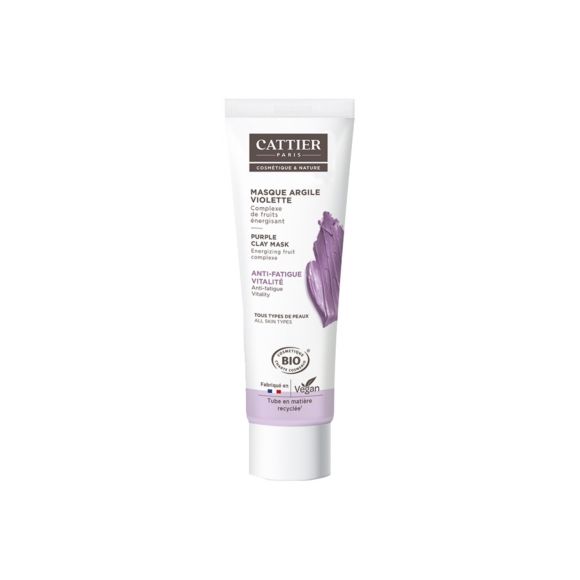 Bio lila Tonmaske Cattier - 100 ml Tube
