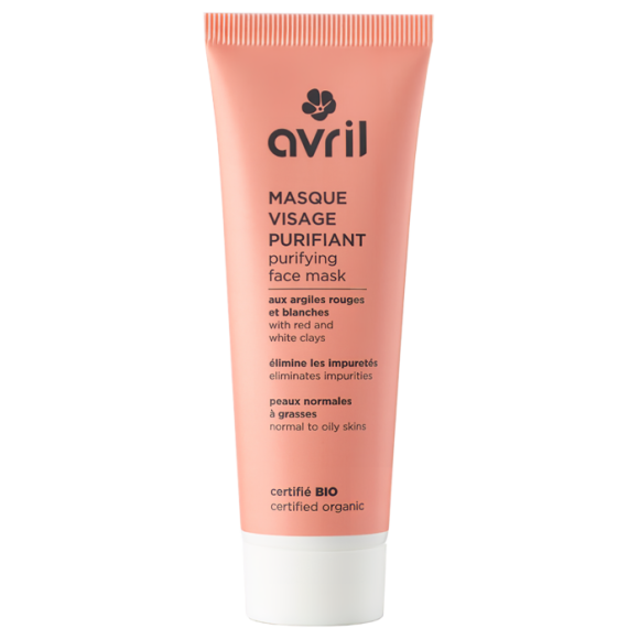 Bio Gesichtsmaske reinigend Avril - Tube mit 50 ml