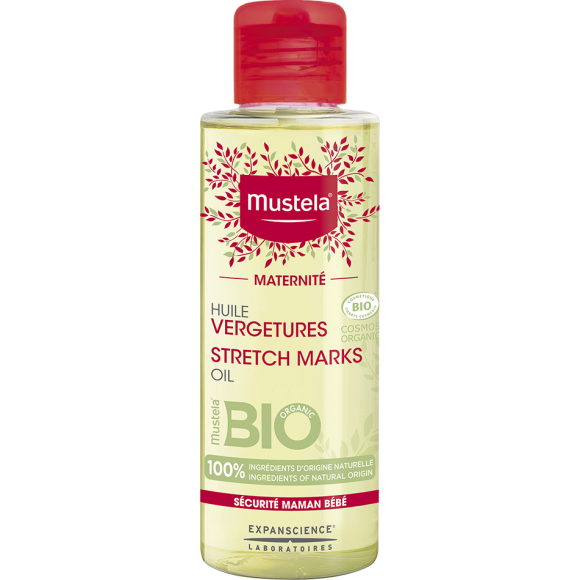 Maternität Bio-Dehnungsstreifen-Öl Mustela - Flasche mit 105 ml