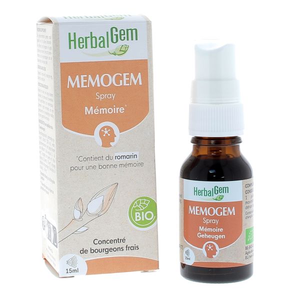 Memogem Bio-Gedächtnisspray Herbalgem - Spray mit 15 ml
