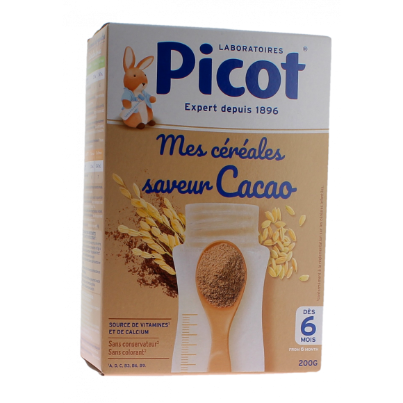 Meine Kakaogeschmack-Cerealien von Picot - 200g Packung