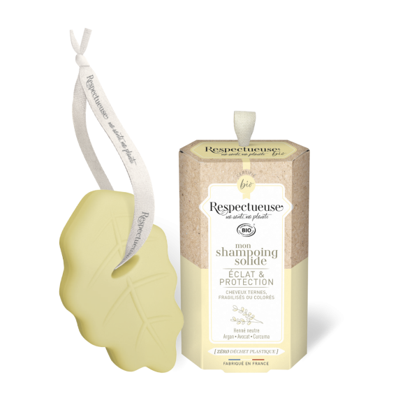 Mein festes Shampoo Glanz & Schutz bio Respektvoll - 75 g Stück