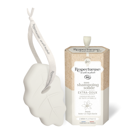 Mein extra-sanftes Bio-Festshampoo Respectueuse - 75 g Stück