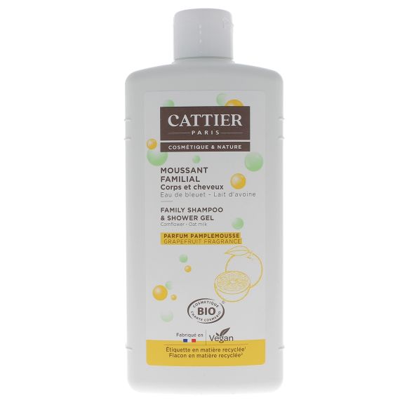 Schaumendes Familien-Dermo-Reinigungsmittel Lactoserum BIO Cattier - Flasche mit 500 ml