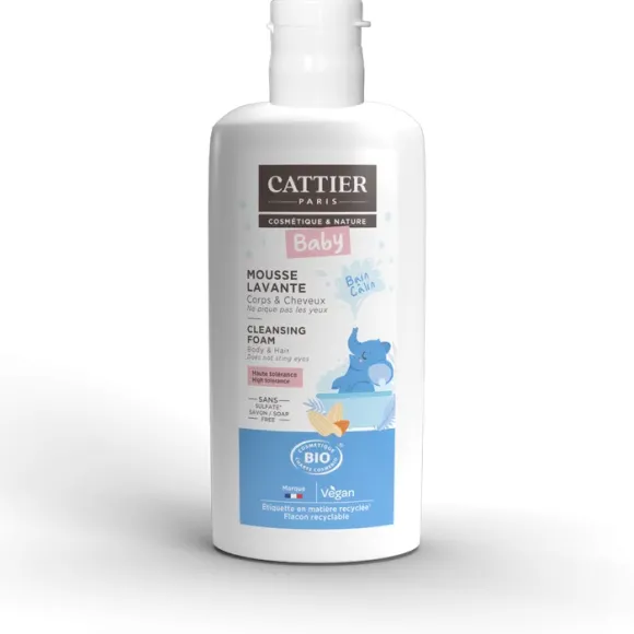Bio-Babywaschschaum Cattier - Flasche mit 150 ml