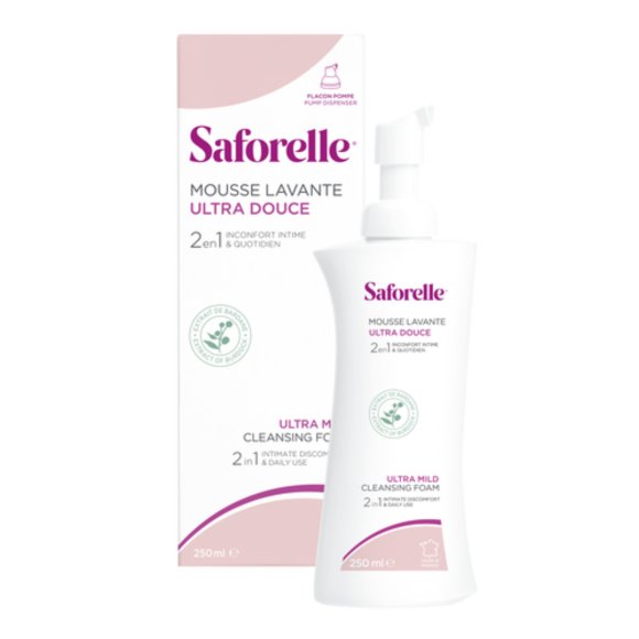 Ultra sanfte Waschmousse Saforelle - Pumpflasche mit 250ml