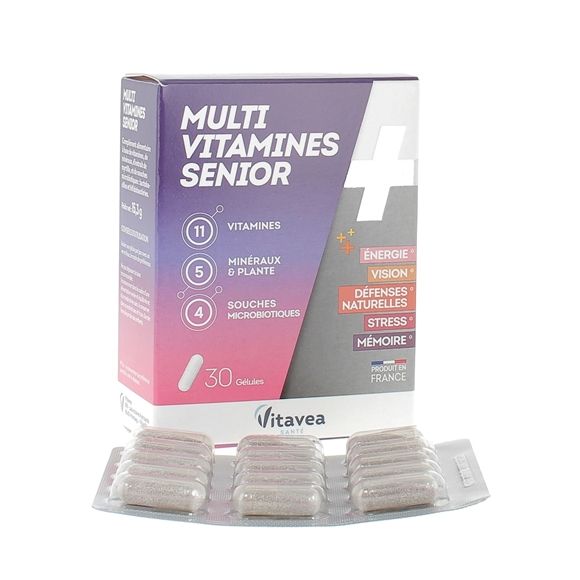 Multivitamin Senior Nutrisanté - Packung mit 30 Kapseln