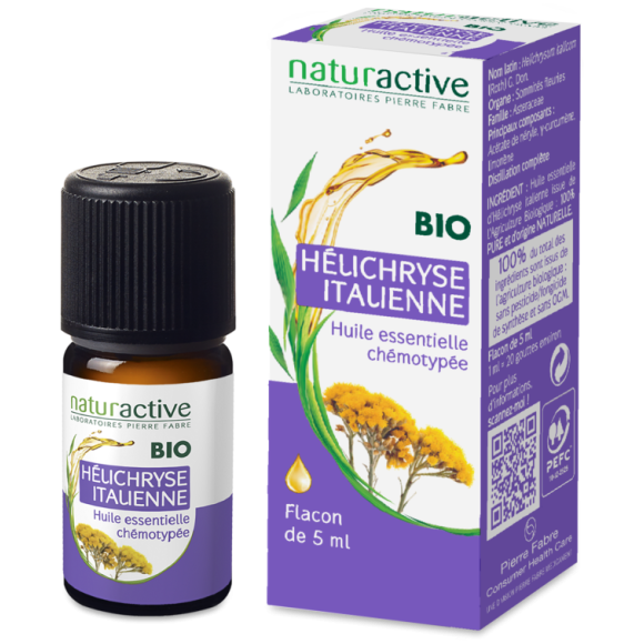 Ätherisches Öl von Italienischem Immortelle Bio Naturactive - Flasche mit 5 ml