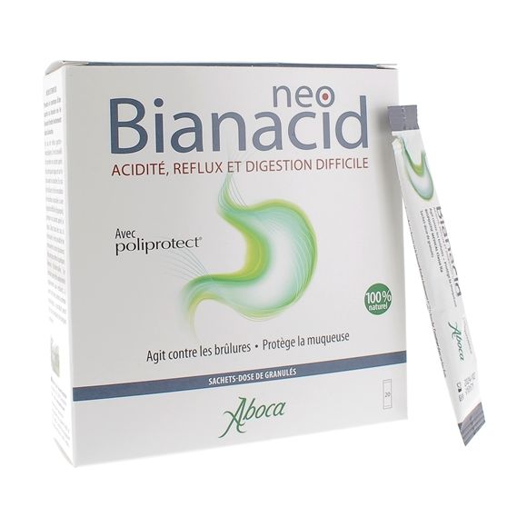 NeoBianacid Säure und Reflux Aboca - 20 Beutel mit Granulat