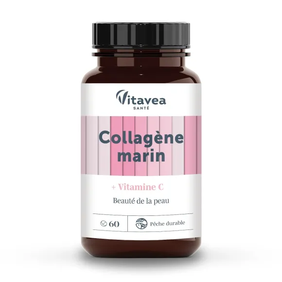 Marine Kollagen Vitavea - Packung mit 60 Tabletten