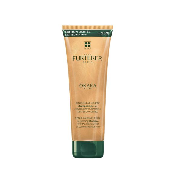 Okara Blond Lichtstrahl-Ritual Shampoo für strahlendes Haar René Furterer - Flasche mit 250 ml, davon 50 ml geschenkt