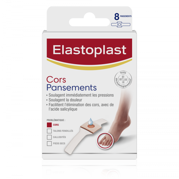 Pflaster Cors Elastoplast - Schachtel mit 8 Pflastern