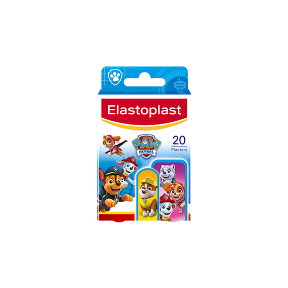 Pflaster Pat'Patrouille Kinder Elastoplast - Packung mit 20 Pflastern