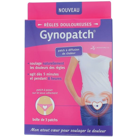 Patch schmerzhafter Regeln Gynopatch - Box mit 3 Pflastern