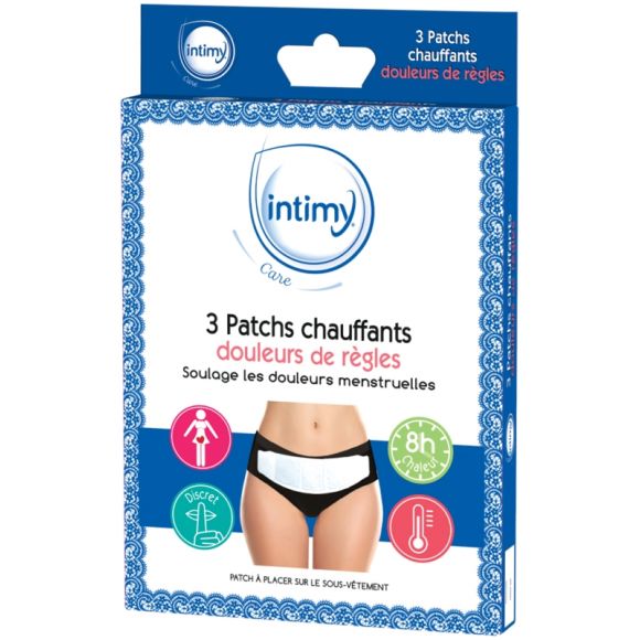 Wärmepflaster Menstruationsschmerzen Intimy Care - Packung mit 3 Pflastern