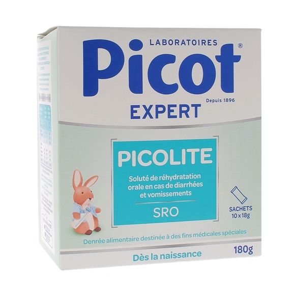 Picolite Rehydratationslösung Picot - Packung mit 10 Beuteln à 18g