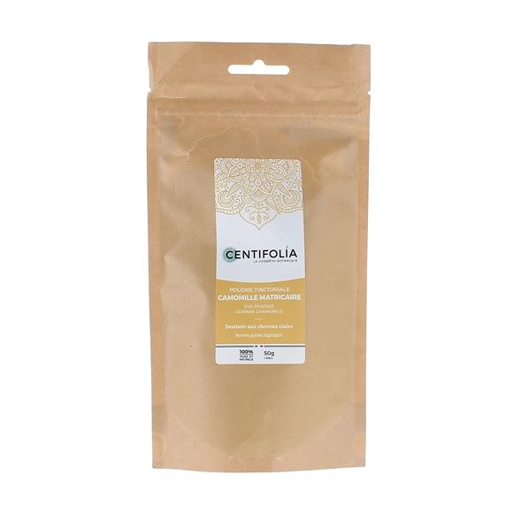 Färbepulver Kamille Matricaria Centifolia - Beutel mit 50 g