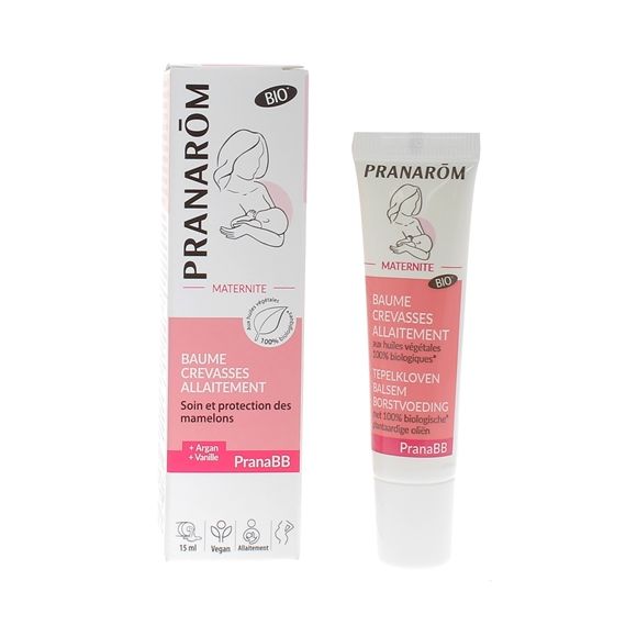 PranaBB Bio Stillbalsam für rissige Brustwarzen Pranarom - Tube mit 15 ml