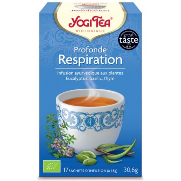 Tiefe Atmung BIO Yogi Tea - Schachtel mit 17 Beuteln