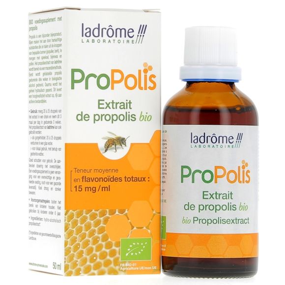 Propolis-Extrakt aus Bio-Propolis Ladrôme - Flasche mit 50 ml
