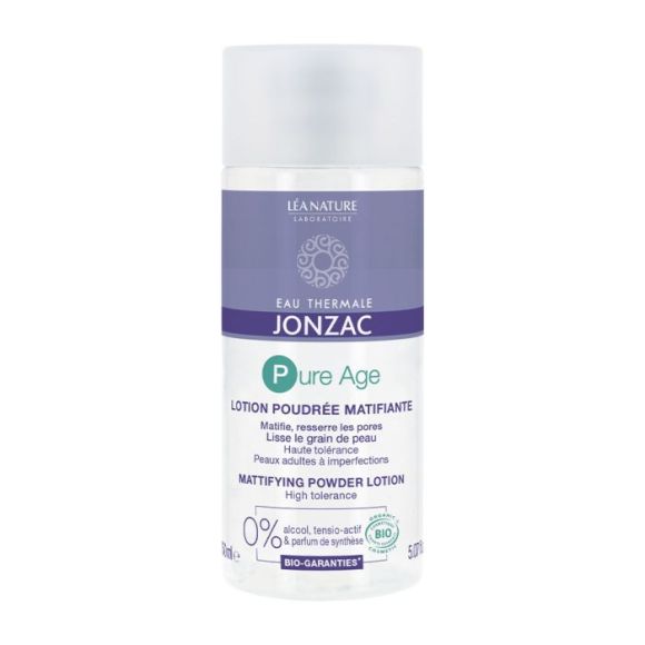Pure Age Puder-Mattierungslotion Bio Thermalwasser Jonzac - Flasche mit 150ml