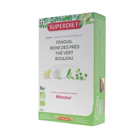 Quatuor Minceur bio Super Diet - 20 Ampullen