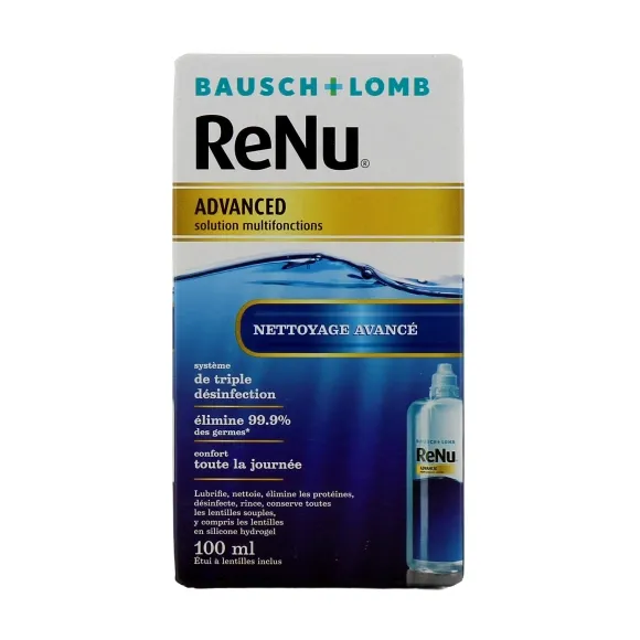 ReNu Advanced Solution multifunktionale Kontaktlinsen Bausch Lomb - Flasche mit 100 ml