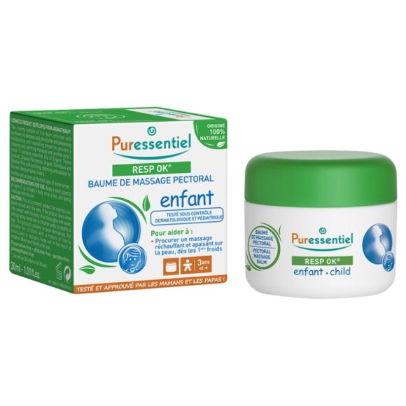 OK Brustmassagebalsam für Kinder Puressentiel - 60 ml Topf