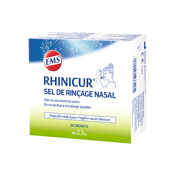 Nasenspülung Salz Rhinicur - Packung mit 20 Beuteln