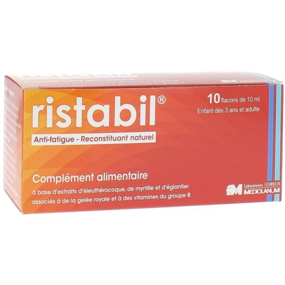 Ristabil - 10er Pack mit 10 Fläschchen à 10 ml