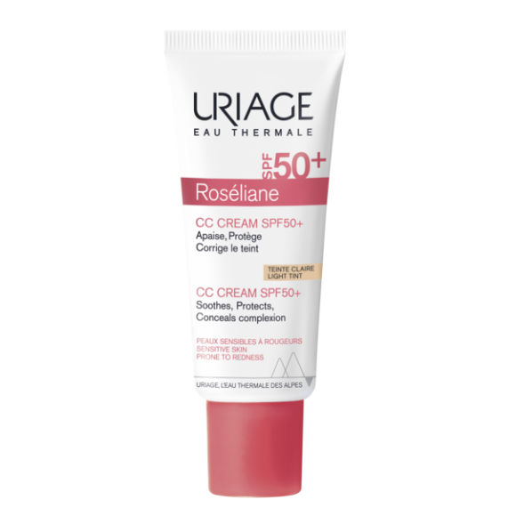 Roséliane CC-Creme SPF50+ heller Farbton Uriage - Tube mit 40 ml